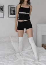 LACE RIBBON SLEEVELESS