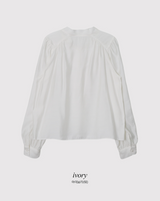 [SHOPPERMADE] MK Modal Puff Tie Blouse (3color)