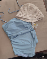 Hina Shirring Monokini & Skirt Set