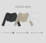 【MADE】Summer crop cardigan