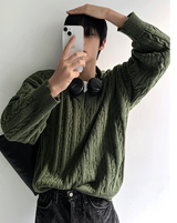クリフツイスト Vネックニット