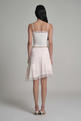 Fairy Lace Flow Skirt, Pink