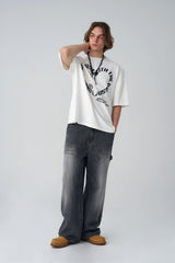 Grey Carpenter Denim Pants