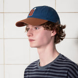 U LOGO TWO-TONE CAP / BLUE