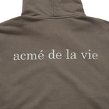 24FW BASIC BIO WASHING HOODIE ZIP UP COCOA