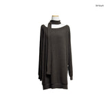 (3color) Muffler Loose-fit Rib Knit