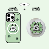 (SET) Clover_magsafe Epoxy smartphone case + Clover magsafe Tok 
