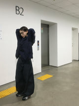 ライズヘリンボーンノンフェイドバルーンデニム (1c)