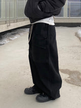 Two Pocket Balloon Big Denim Pants 2C