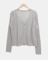 Meirin Lace V-Neck Sheer Cardigan