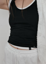 3-way Twist Sleeveless Top_Black