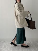 Jacquard flower long skirt