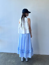  finale check skirt / pink