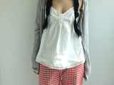 Heart Pocket Check Pants
