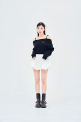 off shoulder knit