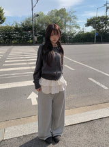 クランワイドトレーニングバンディングストリングパンツ