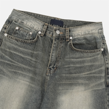 サンドカーブドデニムパンツ (S, M, L)