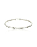 [White Gold] シグナルキュービックブレスレット