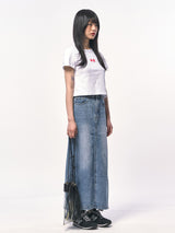 ロマンスクロップTシャツ WHITE