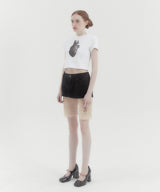 Heart Short Sleeve Tee White