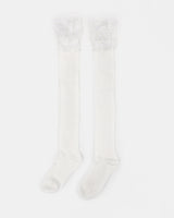 Hirat lace ribbed socks