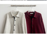 Monet Snap Color Scheme Point Boxy Knit Cardigan