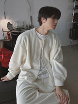 ASCLO Rocco Fleece Cardigan (3color)