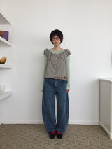 コーブバルーンデニムパンツ (1color)