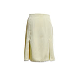 (2color) Lace Slit Mini Skirt