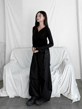  BALLON BLACK DENIM PANTS