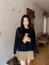 FN Layered Wrap Pleated Skirt Pants (3color)