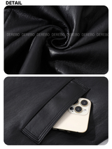 Signature Leather Warm Half Coat