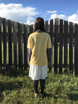 YWD ロゴTシャツ_イエロー