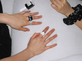 【お気に入り追加で応募】[Formica] Star Stud ring (Ivory)