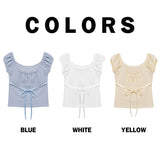 アイレットレイヤードTシャツ (Yellow)