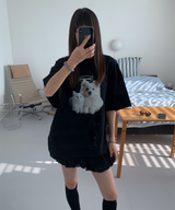 CAT&DOG FRIENDS T SHIRT