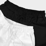 strap elastic pants_black