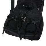 Cat Save The World Lian string ribbon shirring mini backpack