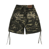 Cargo Lettering Bermuda Pants(Khaki Camo) F25QD889
