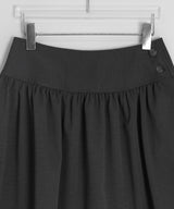 Fog Button Midi Skirt