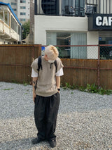 Mesh Net Knitted Vest 2C