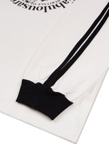 UNISEX Leris ラグランラインカラーロングスリーブ White Black (FCD3TS801M)