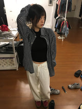 easy check shirt (2color)
