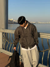 Oxford heavy hooded jacket