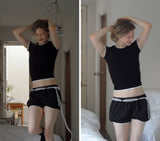 Stripe bubble bloomers