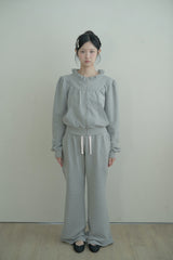 Lovely frills zip up