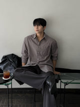 Bio cotton curved pants