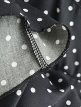 Celi Lace Trim Dot Top