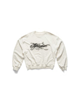 KMC | BLURRED Typography Sweater - Cream
