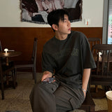 OVER FIT MICHIGAN PIGMENT HALF T-SHIRT